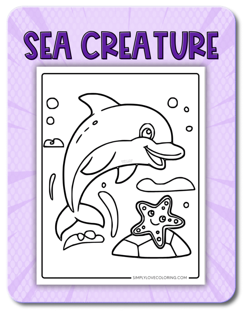 sea creatures coloring pages for girls category image