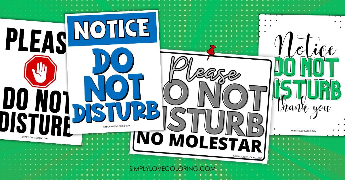 Do Not Disturb Signs Featured Image
