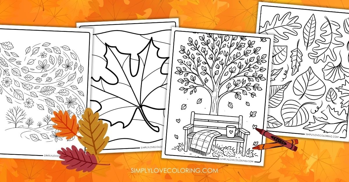 Fall Leaves Coloring Pages