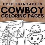 Cowboy Coloring Pages