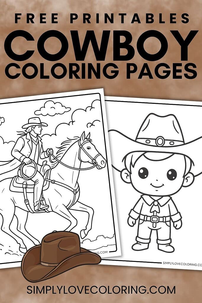 Cowboy Coloring Pages